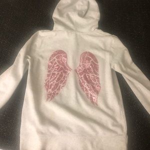 Victoria Secret angel wings - zip up hoody